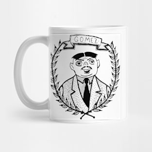 GOMEZ ADDAMS illustration by Ash Claise Mug